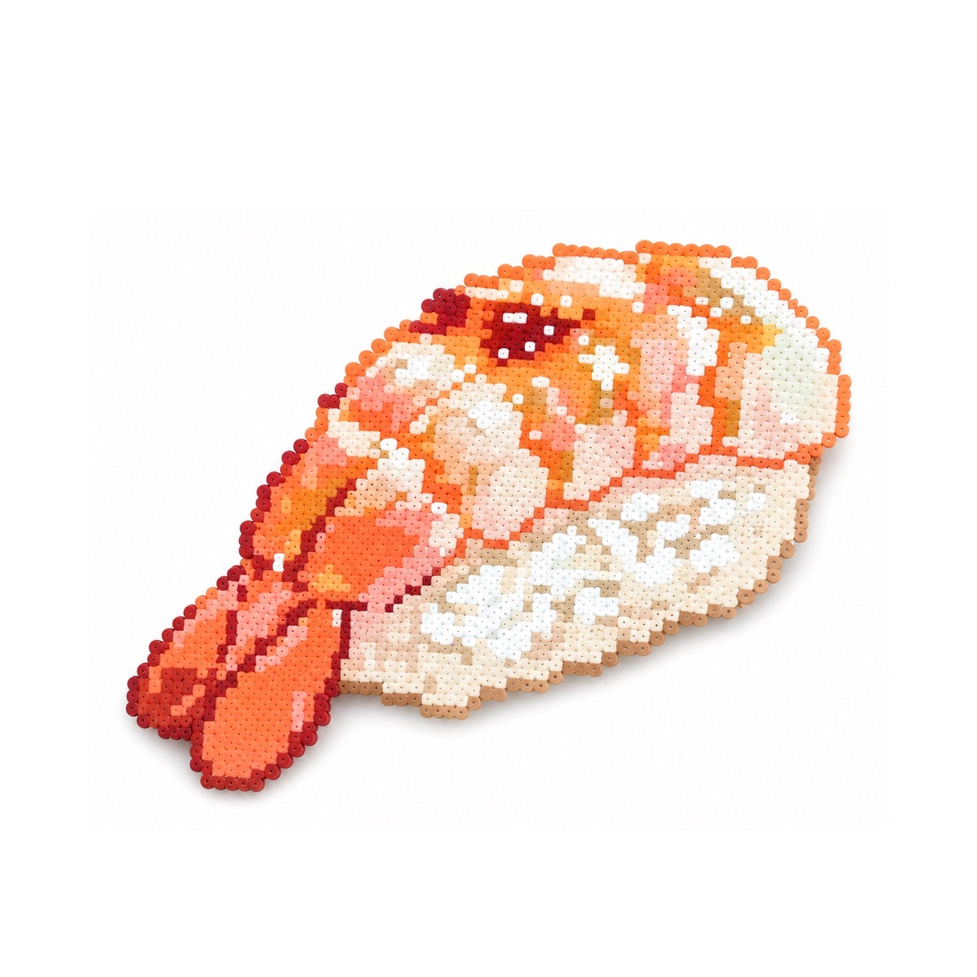 Shrimp Nigiri Pixel Piece handmade pixel bead product