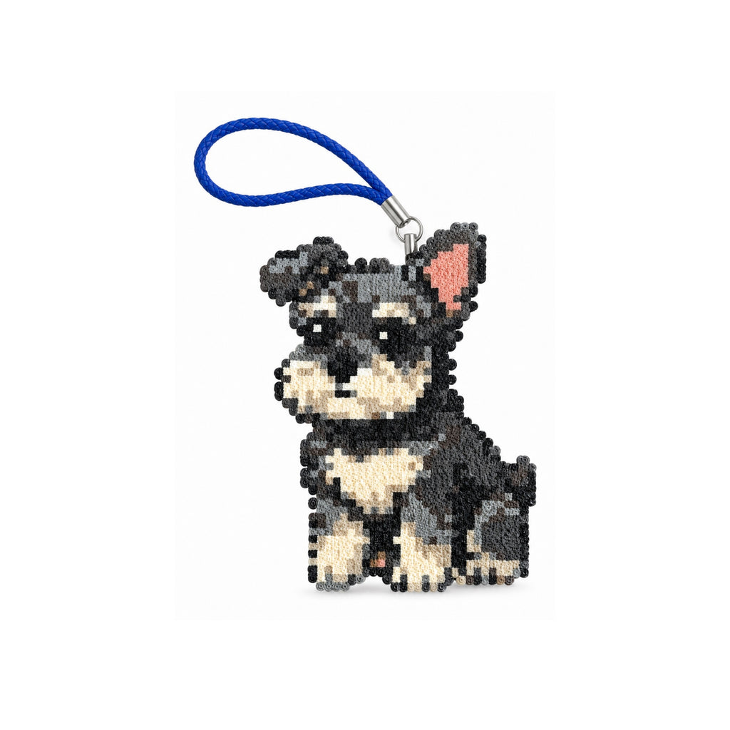 Black Dog Portrait Phone Loop
