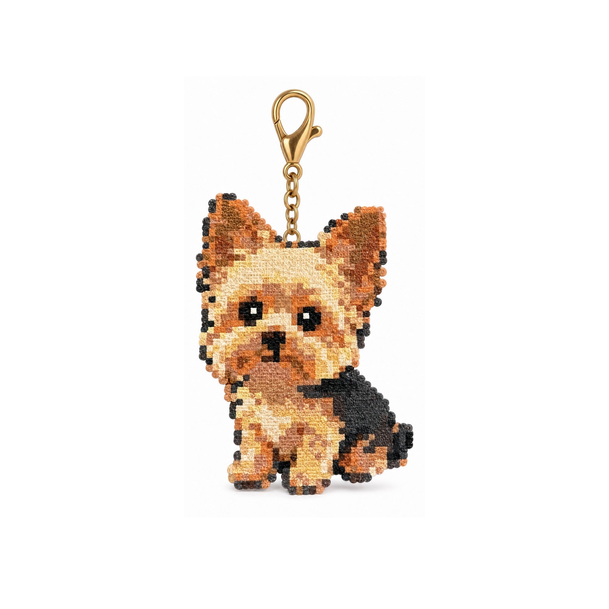 Tiny Tan Pup Bag Charm